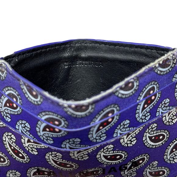 Balenciaga Paisley Cardholder Wallet - Picture 3 of 14